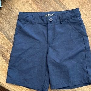 Boys navy golf-tech shorts